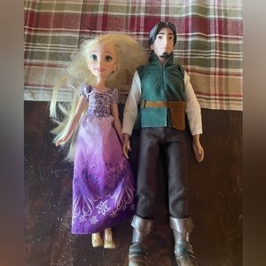 Rapunzel and Flynn doll set